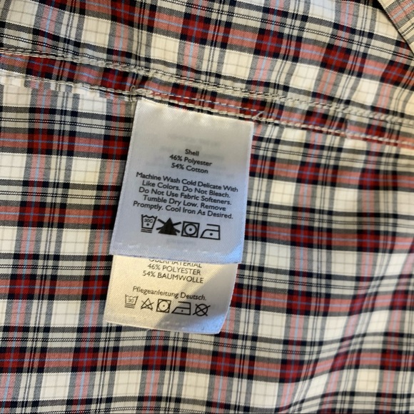 Eddie Bauer Classic Fit Plaid Roll Tab Button Down Outdoor Hiking Shirt Mens 2XL - Picture 4 of 8
